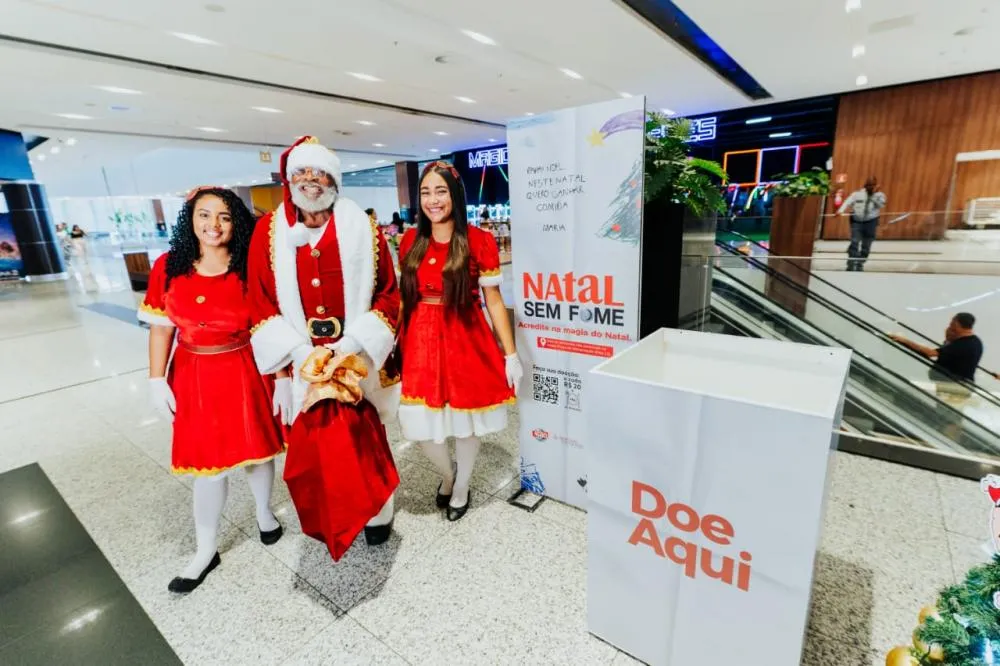 Campanha Natal Sem Fome arrecada contribuições em Lauro de Freitas