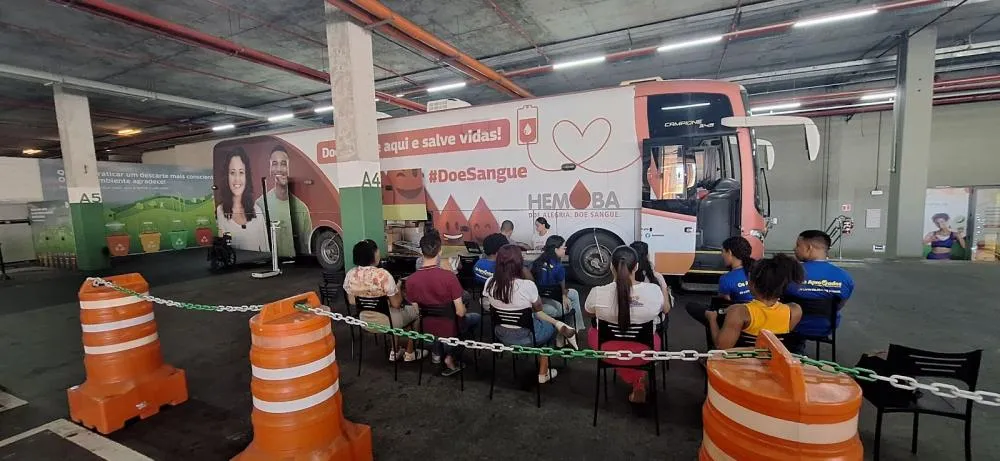Hemóvel vai estar no Parque Shopping Bahia a partir desta sexta (31); Saiba como doar sangue
