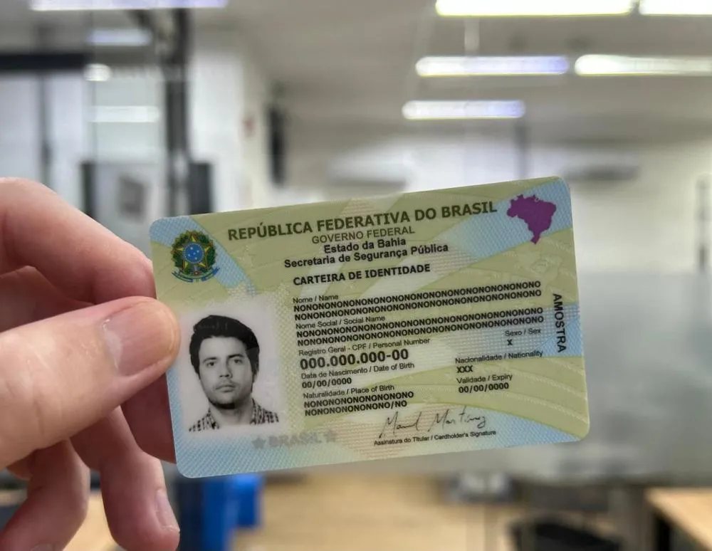 Bahia amplia acesso à identificação segura com emissão da nova Carteira de Identidade em policarbonato